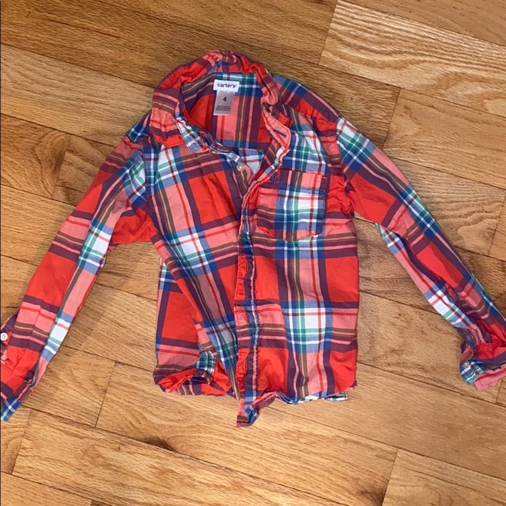 Size 4 plaid shirt 2/20% 3/25%